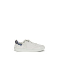 Burberry White Calf Leather Bos Taurus Low Top Sneakers Burberry
