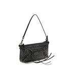 Balenciaga Black Lamb Ovis Aries Aries Shoulder Bag Balenciaga