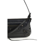 Balenciaga Black Lamb Ovis Aries Aries Shoulder Bag Balenciaga