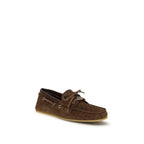 Gucci Brown Calf Leather Bos Taurus Slip-On Loafers Gucci