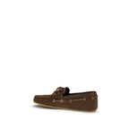 Gucci Brown Calf Leather Bos Taurus Slip-On Loafers Gucci
