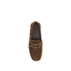 Gucci Brown Calf Leather Bos Taurus Slip-On Loafers Gucci