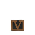 Valentino Garavani Black Calf Leather Bos Taurus Wallet Valentino Garavani