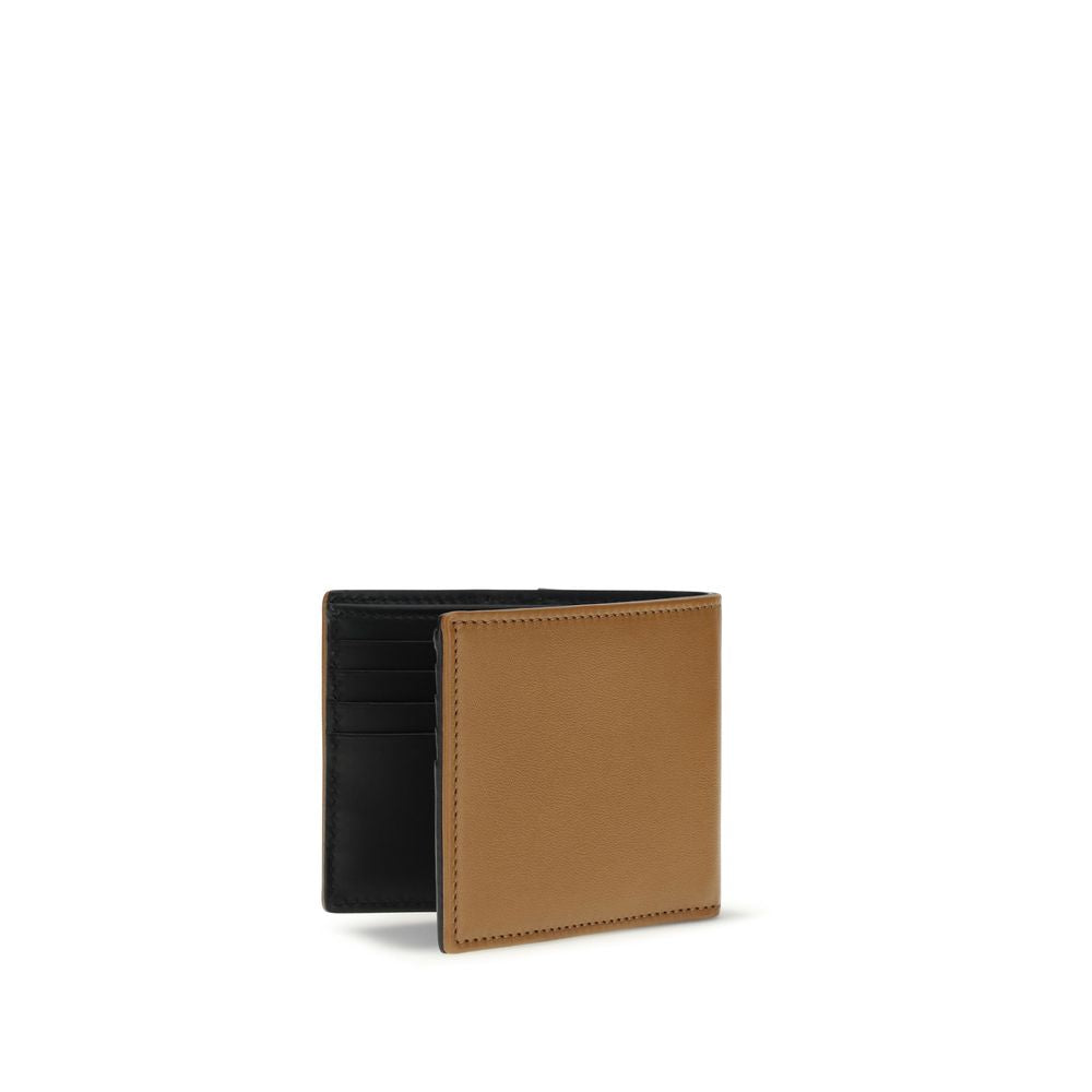 Valentino Garavani Black Calf Leather Bos Taurus Wallet Valentino Garavani