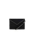 Valentino Garavani Black Calf Leather Bos Taurus Accessories Valentino Garavani