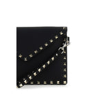 Valentino Garavani Black Calf Leather Bos Taurus Accessories Valentino Garavani