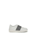 Valentino Garavani White Calf Leather Bos Taurus Low Top Sneakers Valentino Garavani