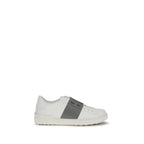 Valentino Garavani White Calf Leather Bos Taurus Low Top Sneakers Valentino Garavani