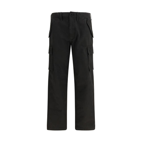Burberry Black Cotton Cargo Pants Burberry