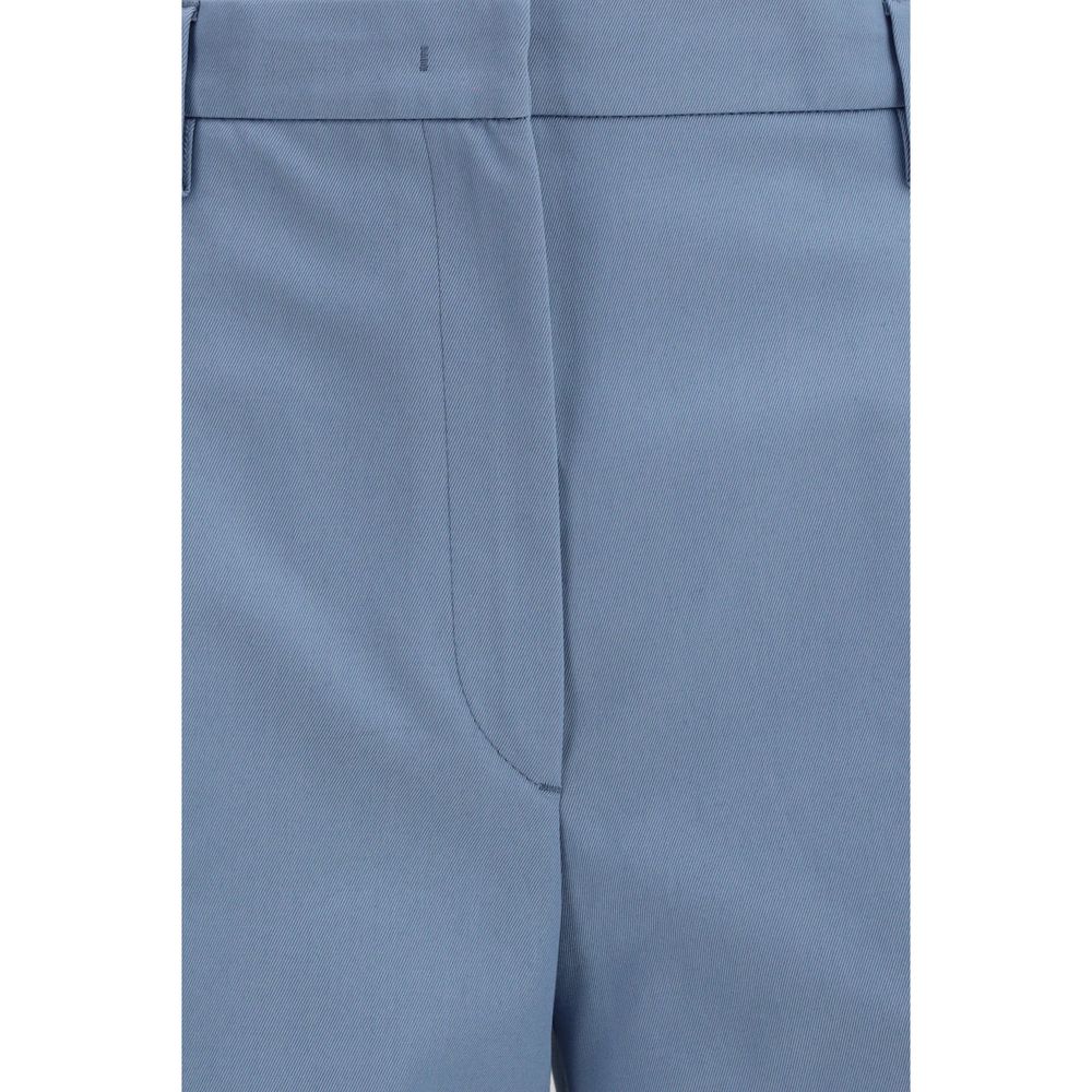Prada Blue Cotton Chino Pants Prada