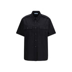Prada Black Cotton Shortsleeve Shirt Prada