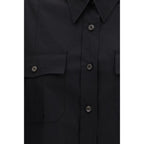 Prada Black Cotton Shortsleeve Shirt Prada