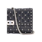 Valentino Garavani Black Lamb Ovis Aries Aries Shoulder Bag Valentino Garavani