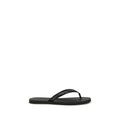 Prada Black Calf Leather Bos Taurus Flip-Flop Sandals Prada