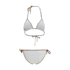 Burberry White Polyamide Bikini Burberry