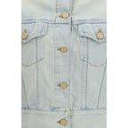 Jacob Cohen Blue Cotton Denim Jacket Jacob Cohen