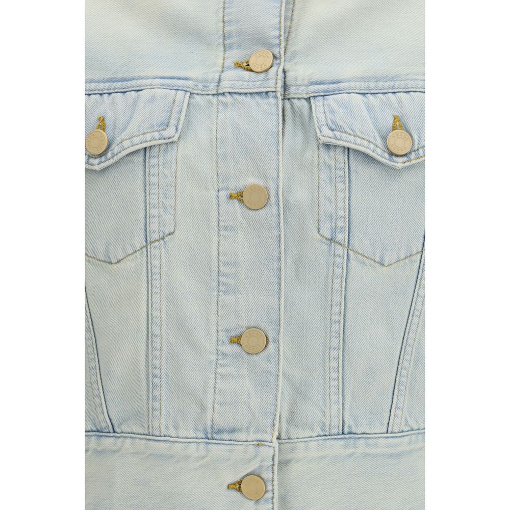 Jacob Cohen Blue Cotton Denim Jacket Jacob Cohen