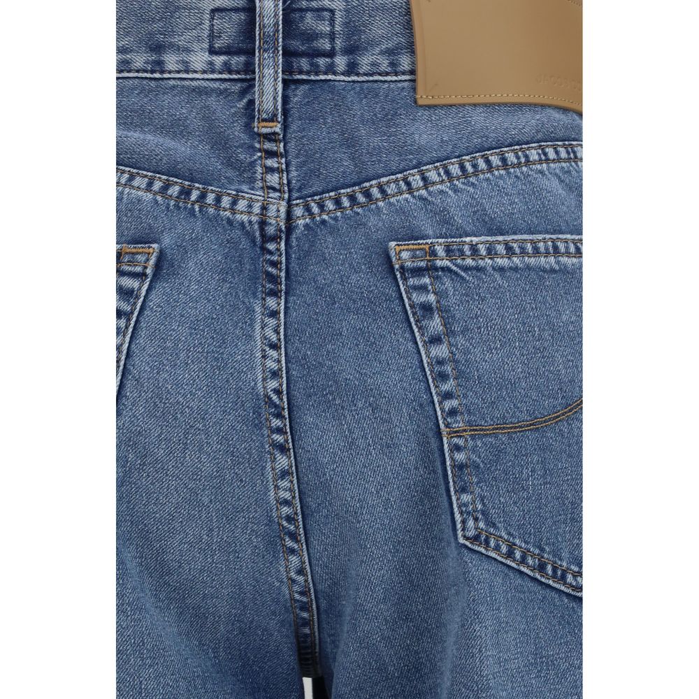 Jacob Cohen Blue Cotton Relaxed Fit Jeans Jacob Cohen