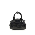 Diesel Black Calf Leather Bos Taurus Handbag Diesel