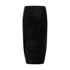 Valentino Black Viscose Long Skirt Valentino