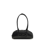 Diesel Black Calf Leather Bos Taurus Shoulder Bag Diesel