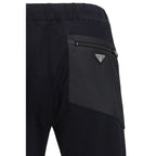 Prada Black Nylon Athletic Pants Prada