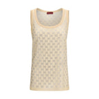 Gucci Multicolor Silk Tank Tops Gucci