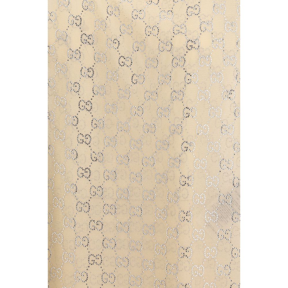 Gucci Multicolor Silk Tank Tops Gucci