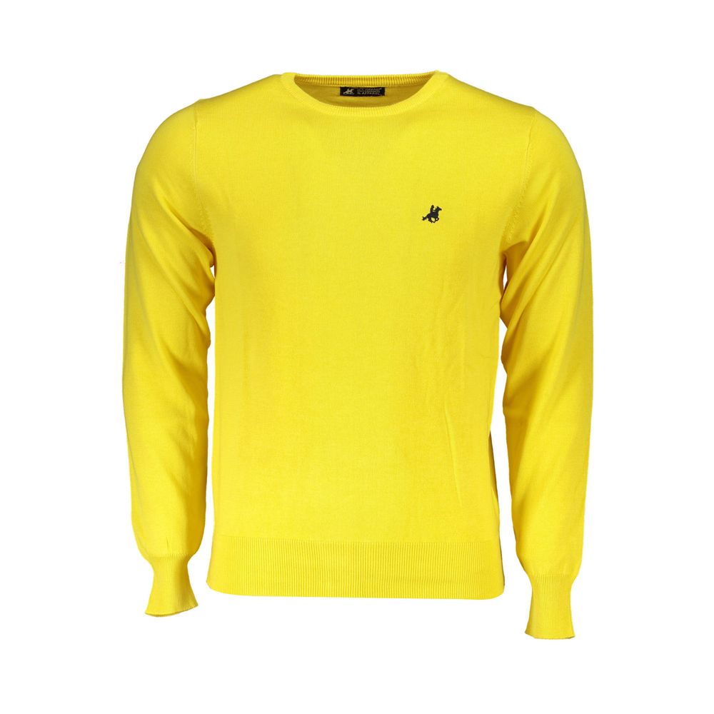 U.S. Grand Giallo Cotton Men Sweater U.S. Grand
