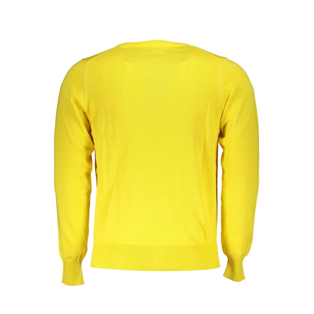 U.S. Grand Giallo Cotton Men Sweater U.S. Grand