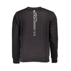 U.S. Grand Black Cotton Men Sweatshirt U.S. Grand