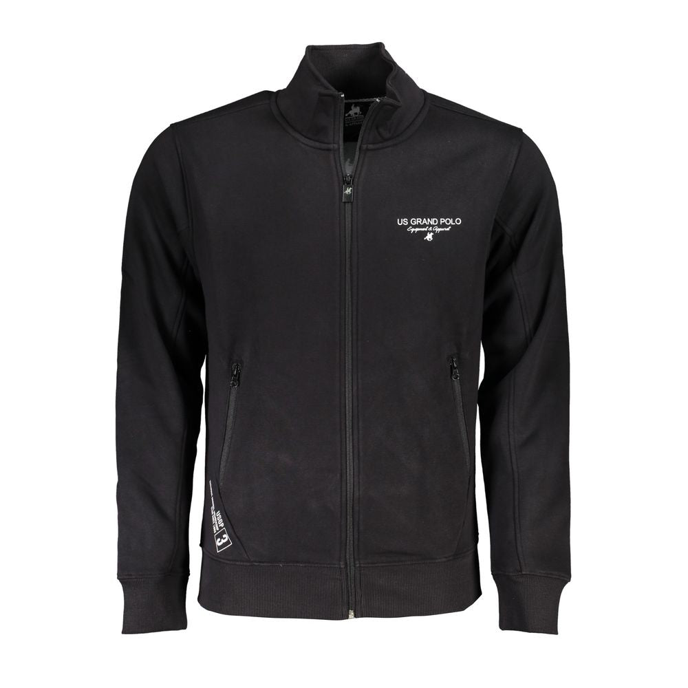 U.S. Grand Black Cotton Men's Sweatshirt U.S. Grand