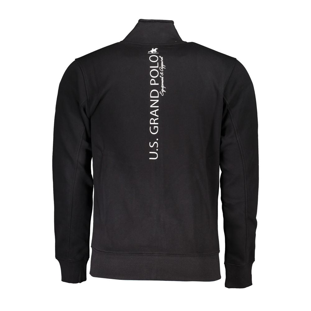 U.S. Grand Black Cotton Men's Sweatshirt U.S. Grand
