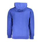 U.S. Grand Blue Cotton Men Hoodie U.S. Grand
