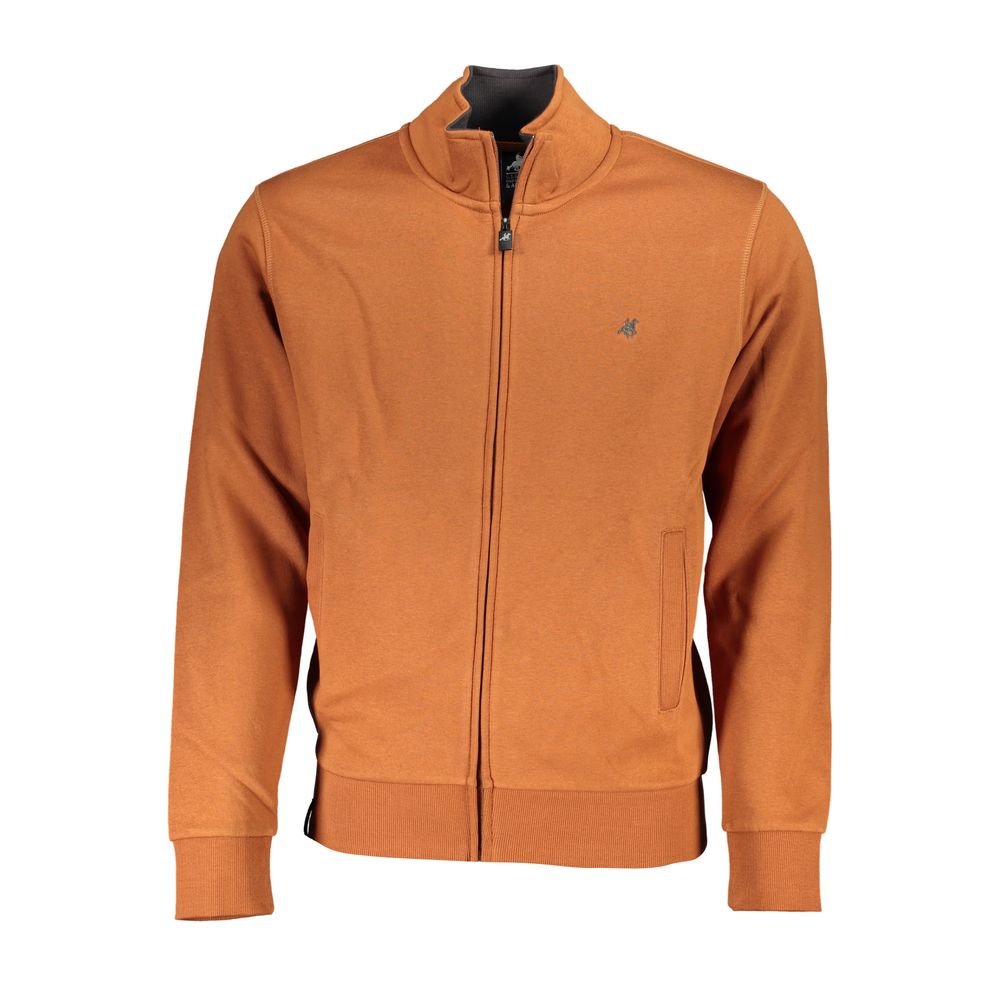 U.S. Grand Marrone Cotton Men Sweatshirt U.S. Grand