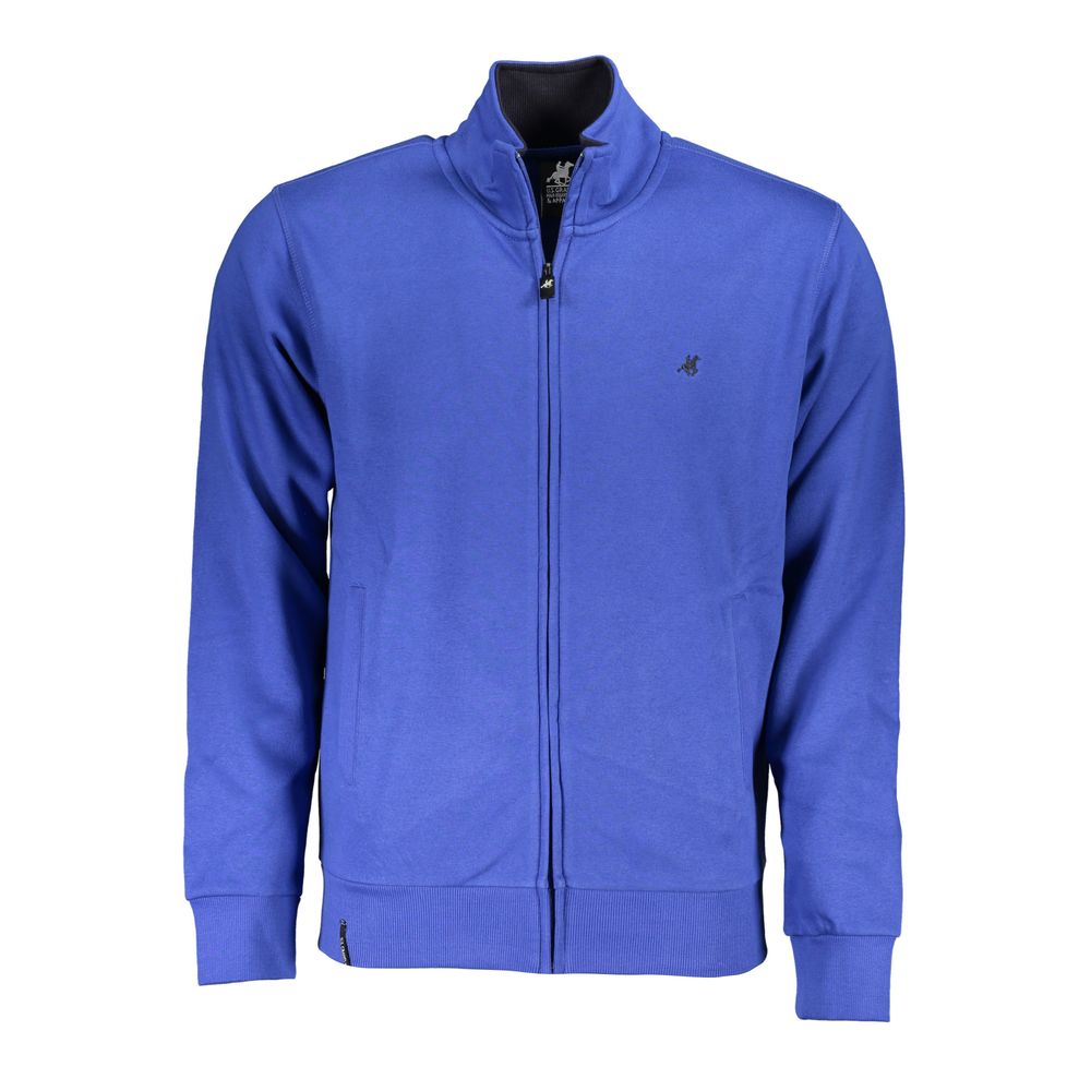 U.S. Grand Blue Cotton Men Sweatshirt U.S. Grand