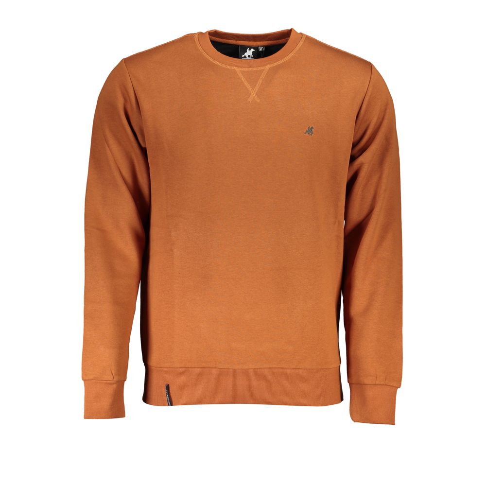 U.S. Grand Marrone Cotton Men Sweatshirt U.S. Grand