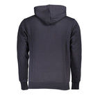 U.S. Grand Blue Cotton Men Hoodie U.S. Grand