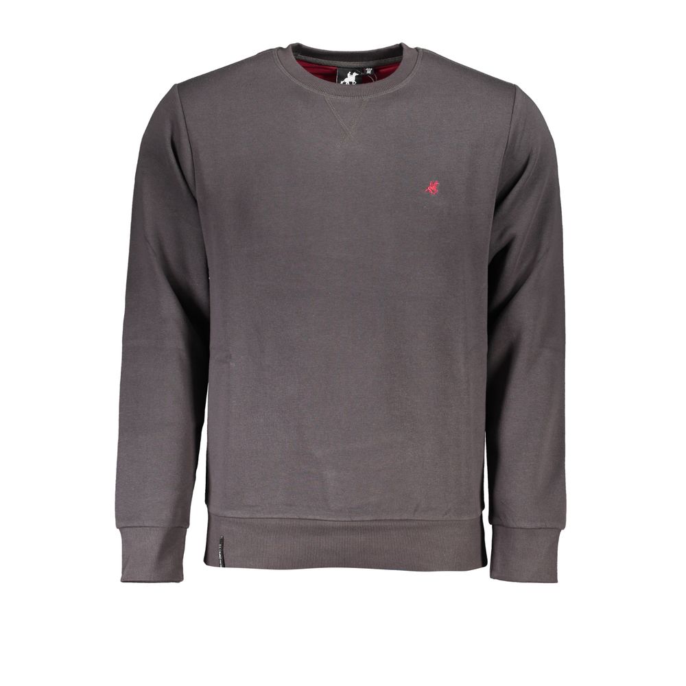 U.S. Grand Gray Cotton Men Sweatshirt U.S. Grand