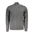 U.S. Grand Grigio Viscosa Men Cardigan U.S. Grand
