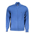 U.S. Grand Black Viscose Men Sweater U.S. Grand