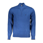 U.S. Grand Blue Viscose Men's Sweater U.S. Grand