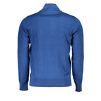 U.S. Grand Blue Viscose Men's Sweater U.S. Grand