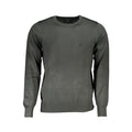 U.S. Grand Green Viscose Men's Sweater U.S. Grand