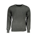 U.S. Grand Green Viscose Men's Sweater U.S. Grand