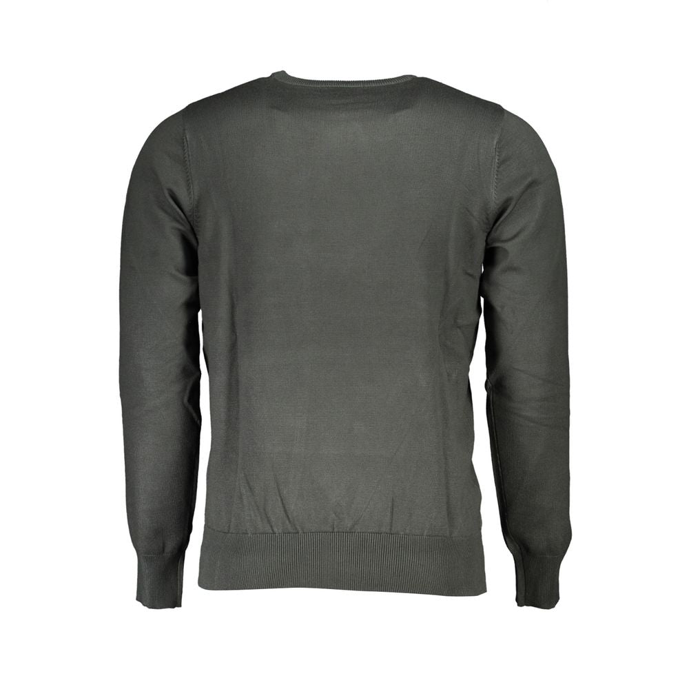 U.S. Grand Green Viscose Men's Sweater U.S. Grand