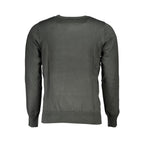 U.S. Grand Green Viscose Men's Sweater U.S. Grand