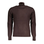 U.S. Grand Marrone Viscosa Uomo Maglia U.S. Grand