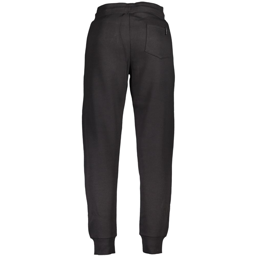 U.S. Grand Black Cotton Men's Trouser U.S. Grand