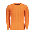U.S. Grand Arancione Acrylic Men Sweater U.S. Grand